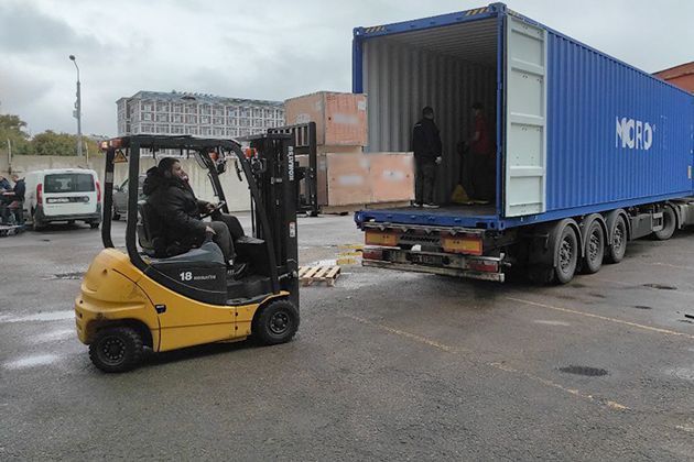 Доставка оборудования