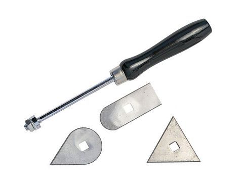 Шабер с насадками, комплект